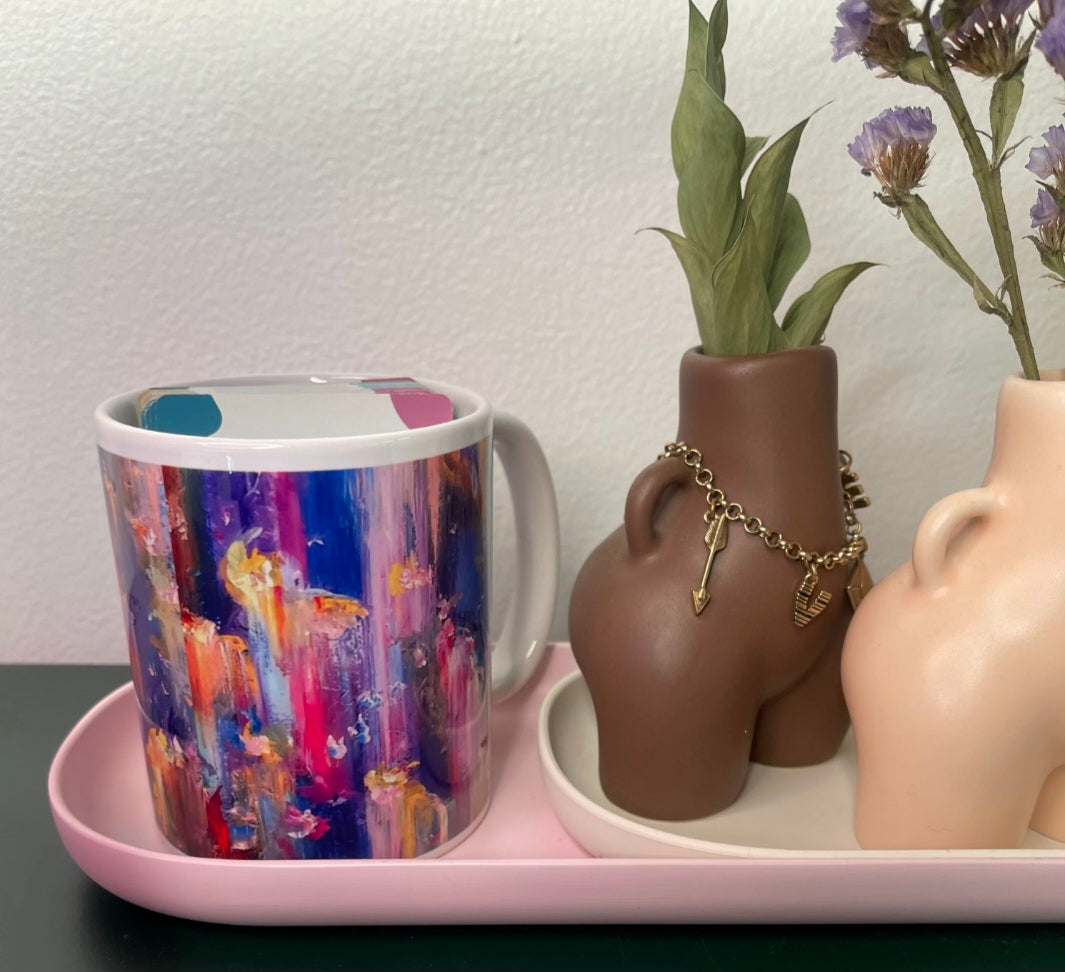 Paradise Falls Glossy Mug