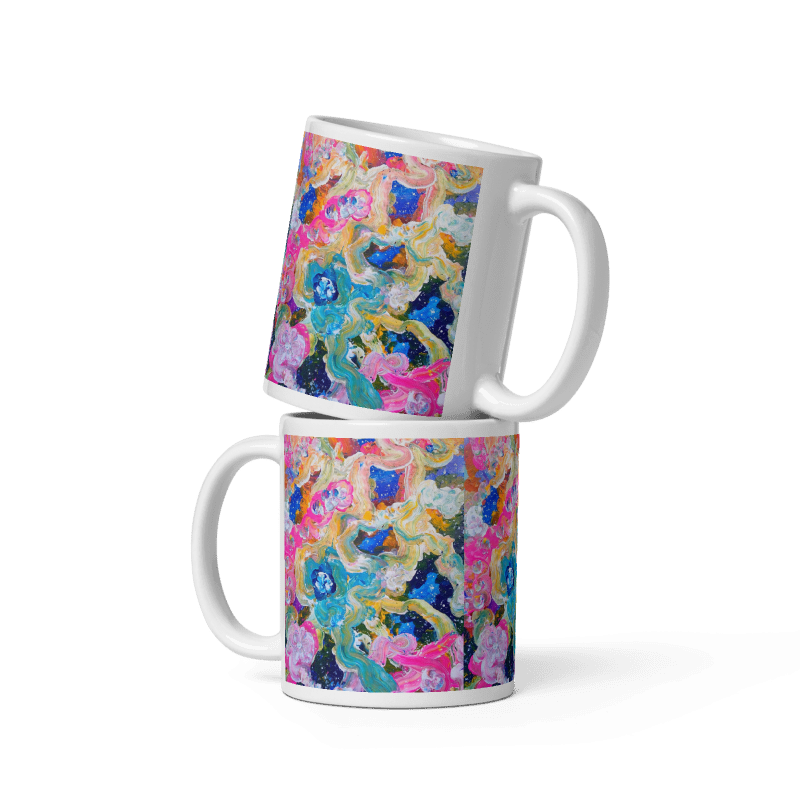 It Took Stars to Make Orchids Glossy Mug