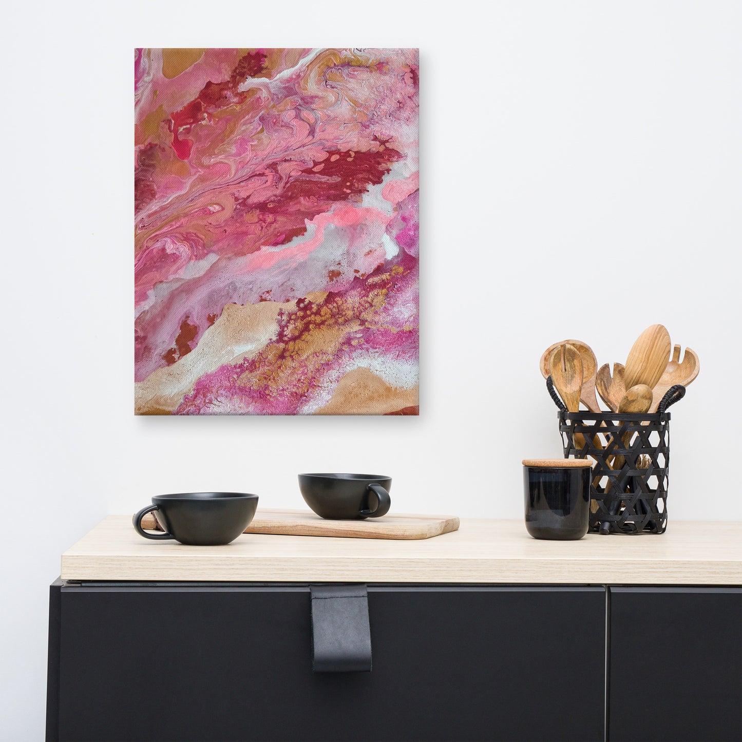 The Movement of Desire Canvas Print - 16" x 20"