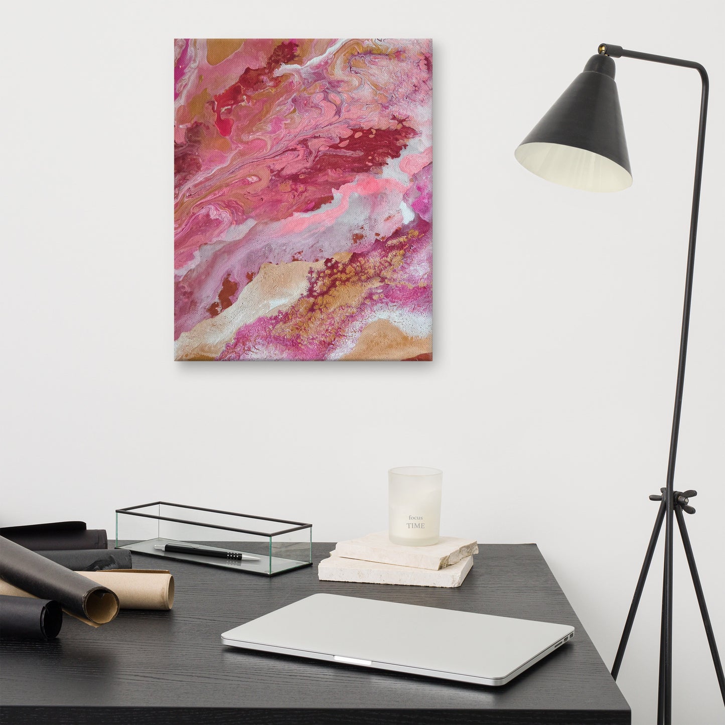 The Movement of Desire Canvas Print - 16" x 20"