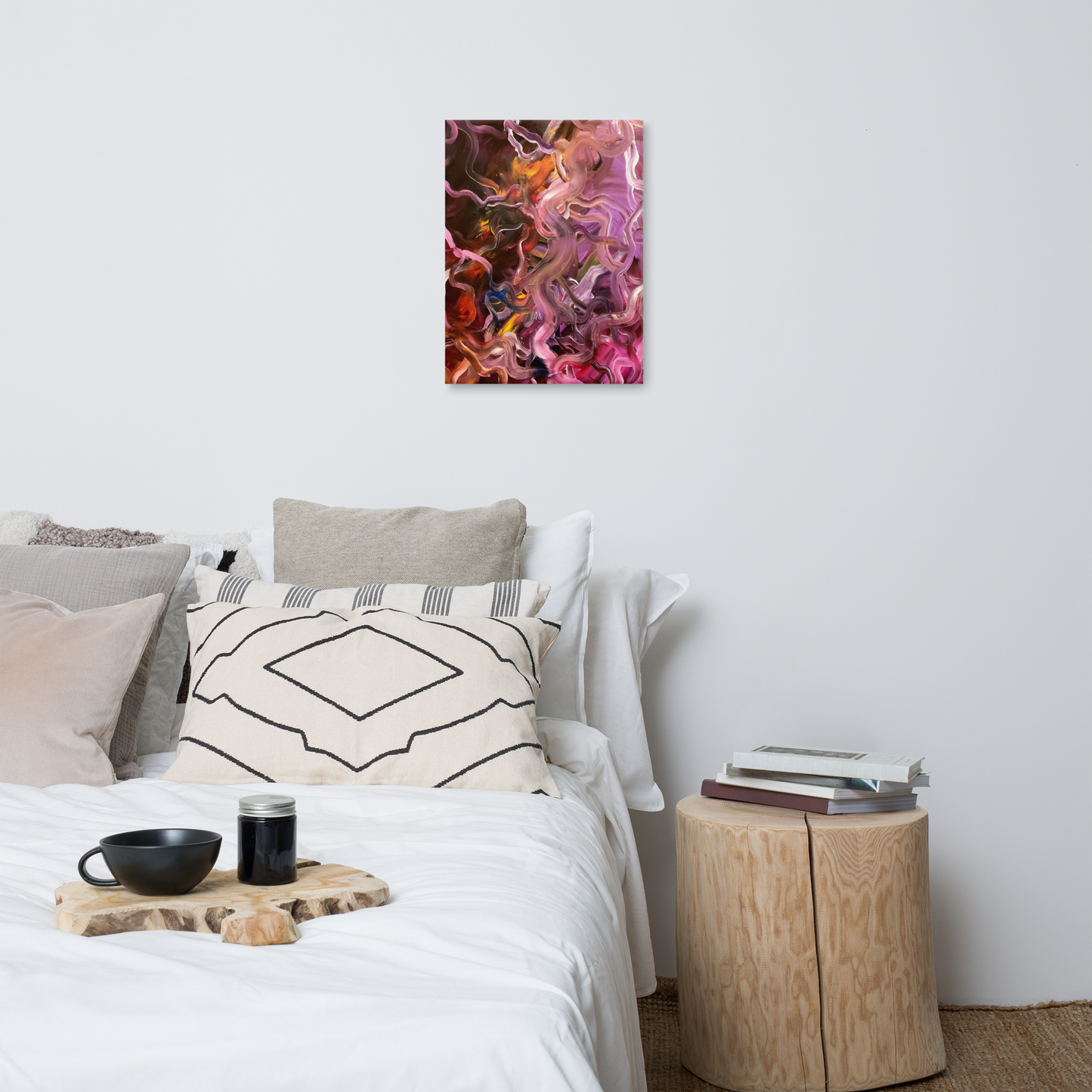 Neural Rivers of Mind Canvas Print - 18" x 24"