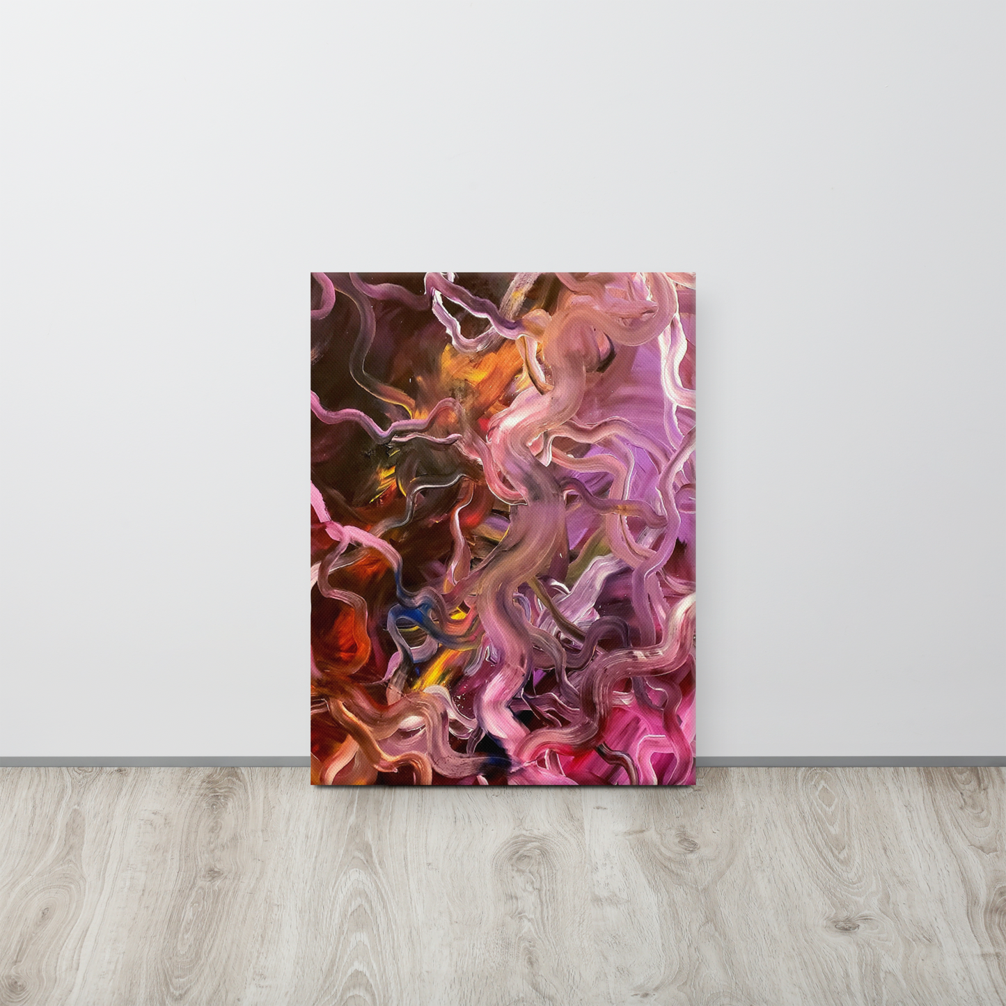 Neural Rivers of Mind Canvas Print - 18" x 24"