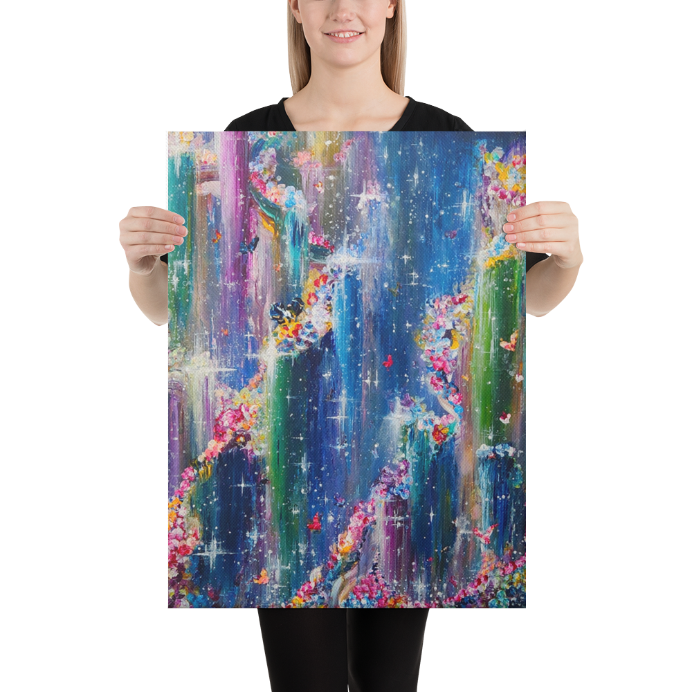 You are With Me in My Dreams Canvas Print - 18" x 24"