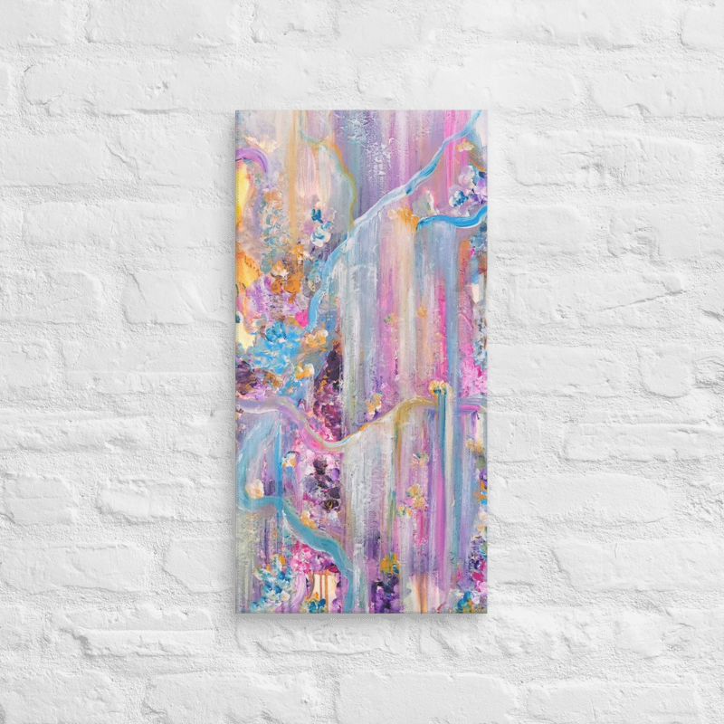 Showers of Mind Canvas Print - 12" x 24"