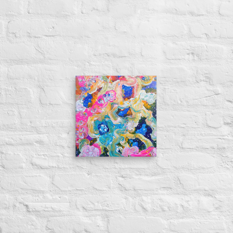 It Took Stars to Make Orchids Canvas Print - 12" x 12"