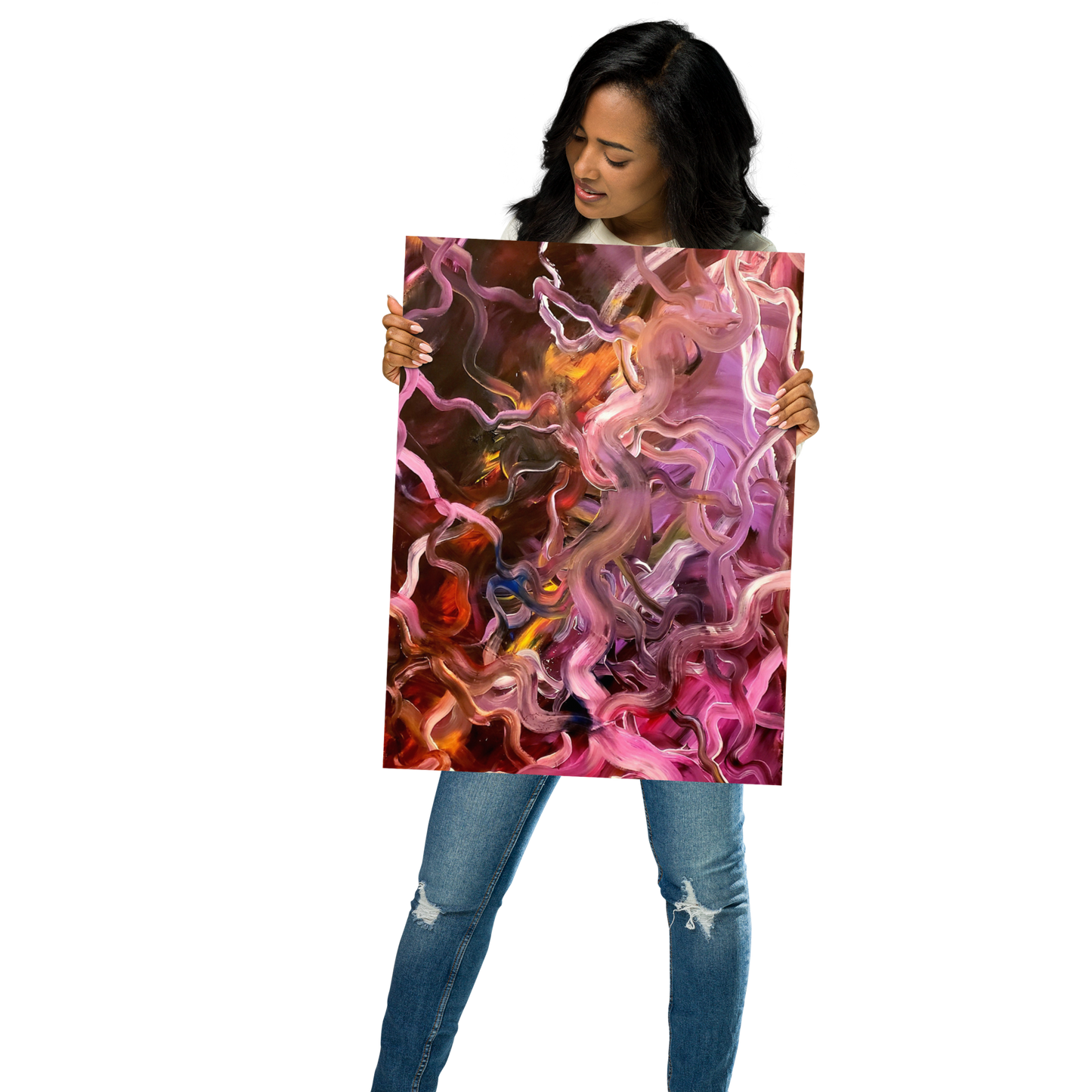 Neural Rivers of Mind Matte Paper Print - 18" x 24"