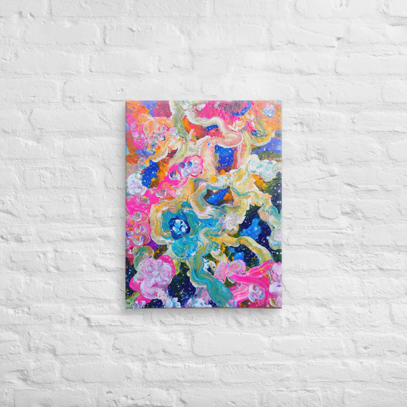 It Took Stars to Make Orchids Canvas Print - 18" x 24"