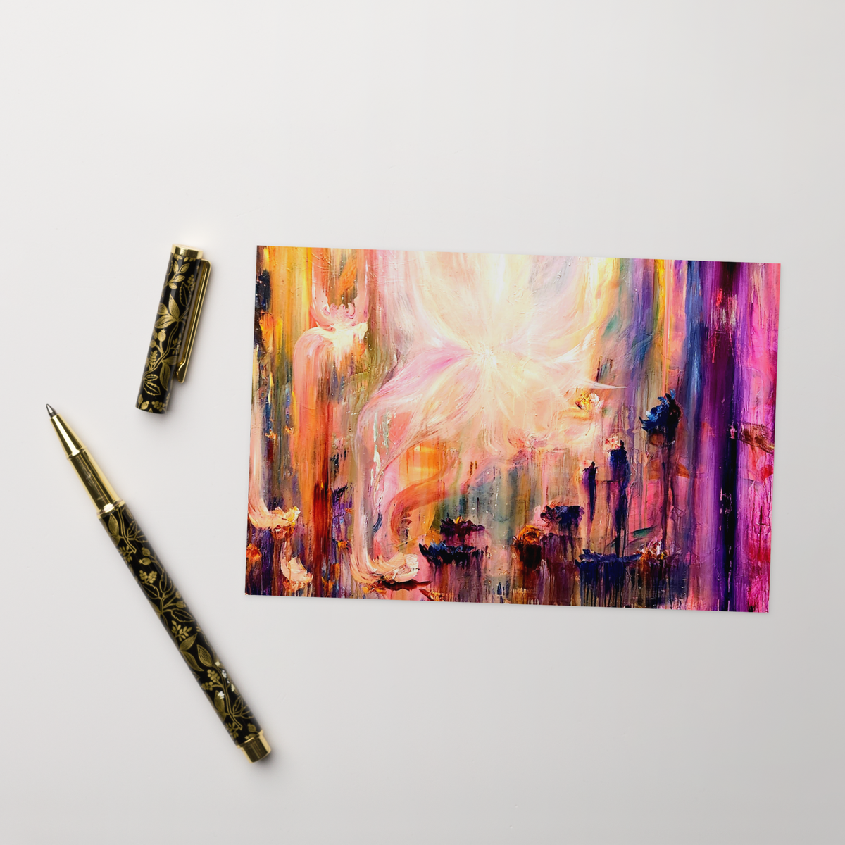 The Birth of a Universe Greeting Card - 4" x 6"