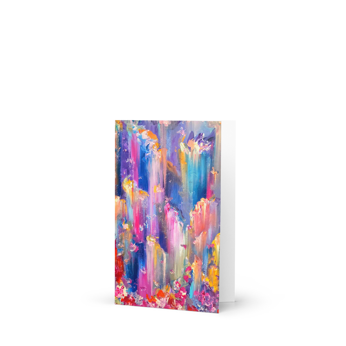 Paradise Falls Greeting Card - 4" x 6"