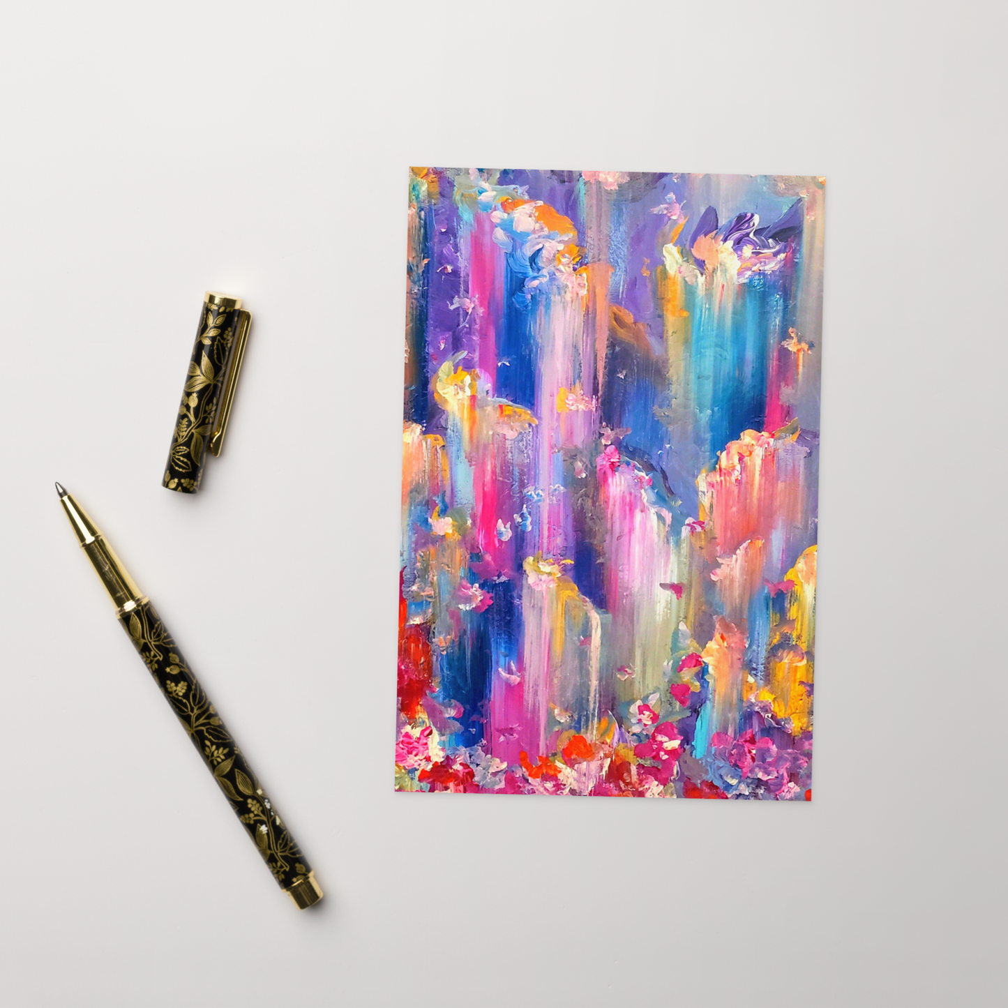 Paradise Falls Greeting Card - 4" x 6"