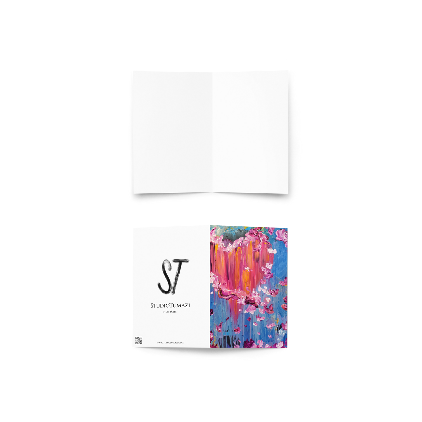 Sharing What is in My Heart Greeting Card - 4" x 6"