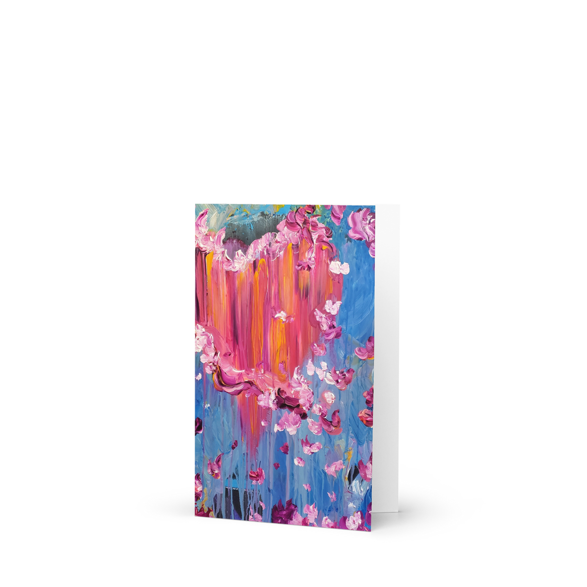Sharing What is in My Heart Greeting Card - 4" x 6"
