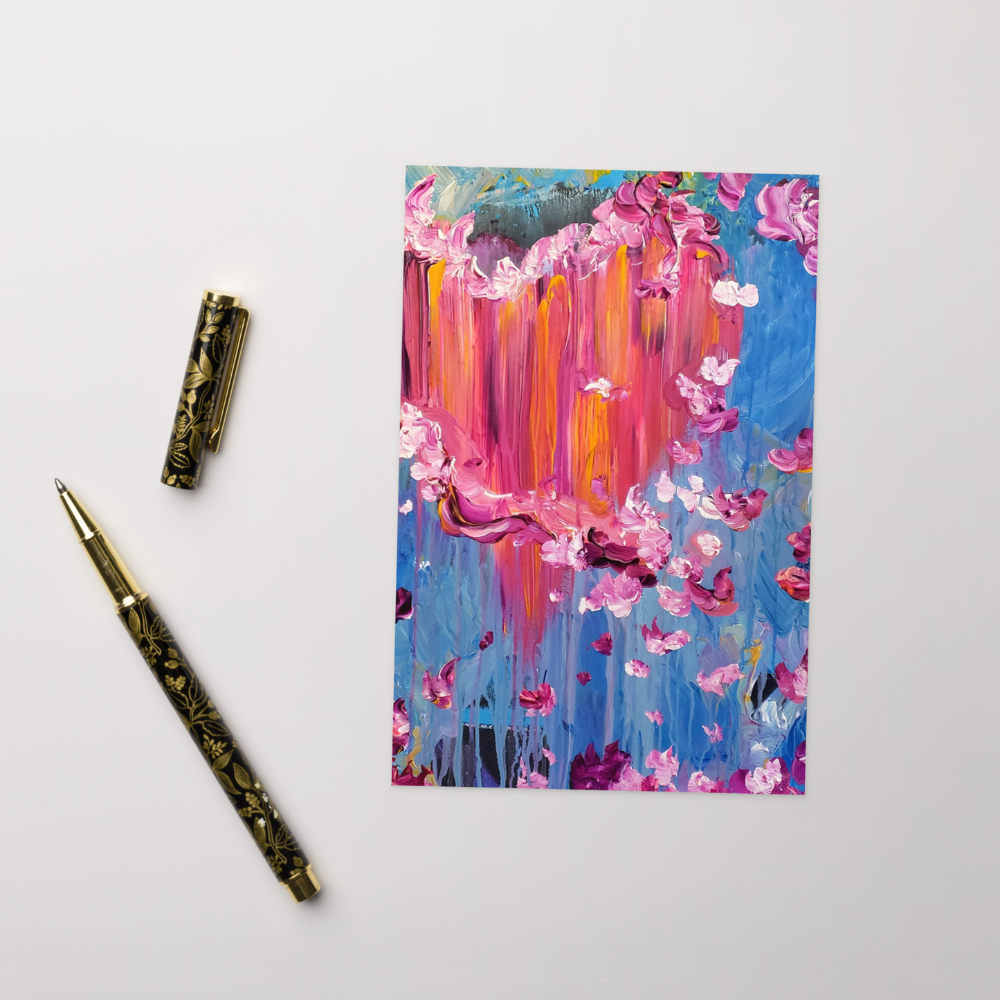 Sharing What is in My Heart Greeting Card - 4" x 6"