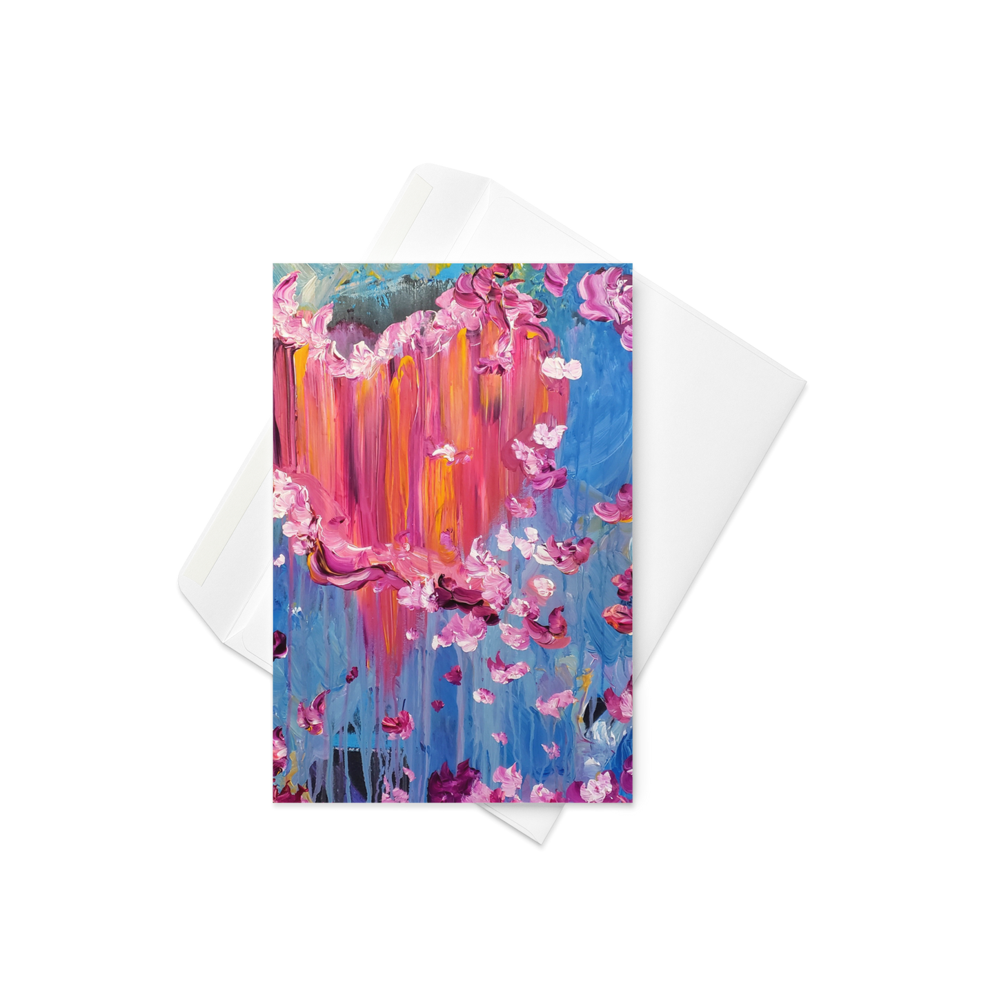 Sharing What is in My Heart Greeting Card - 4" x 6"