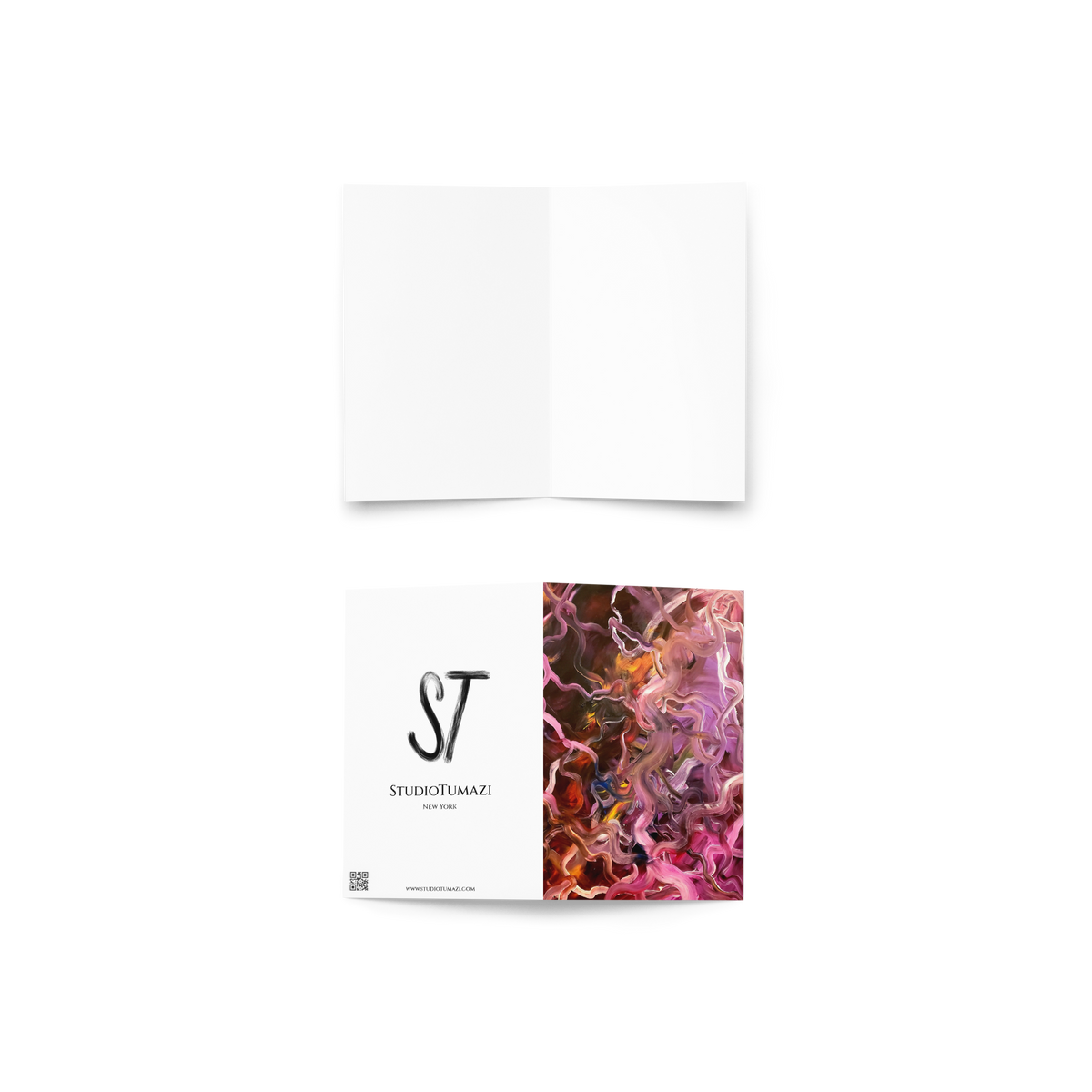 Neural Rivers of Mind Greeting Card - 4" x 6"