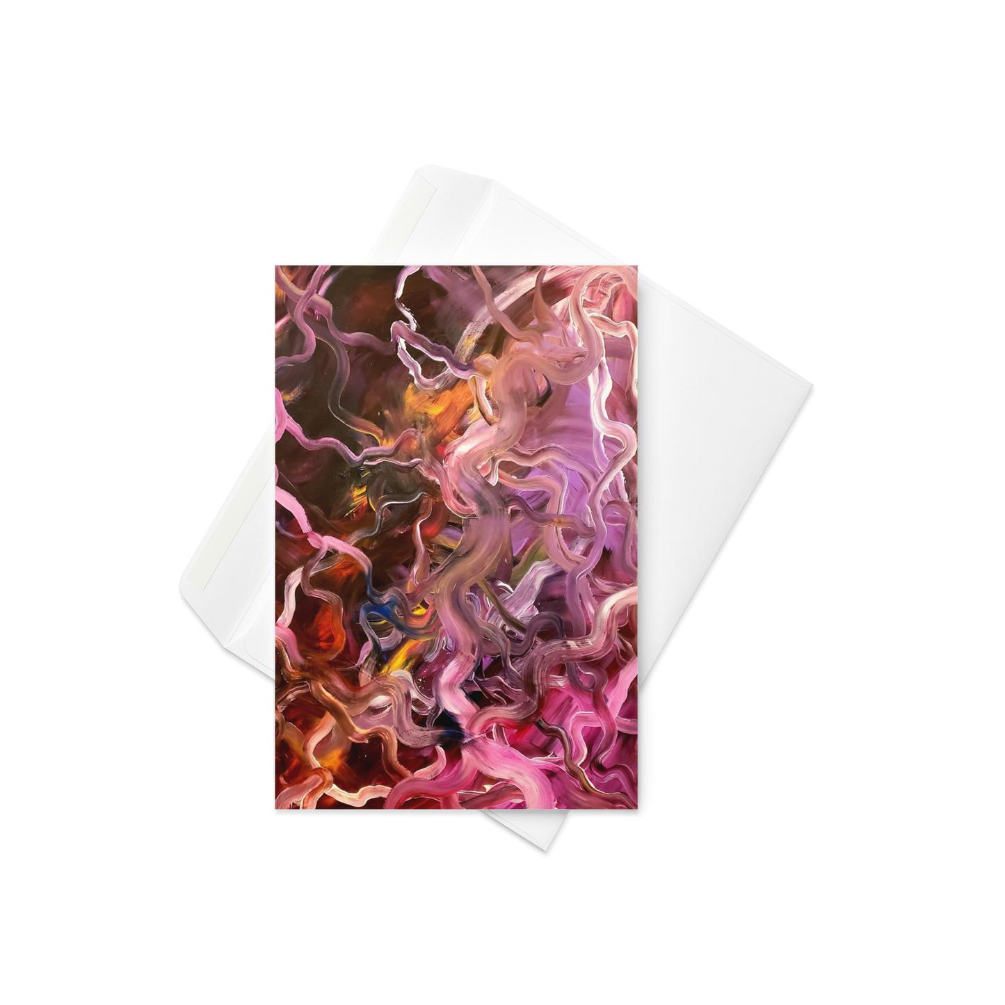 Neural Rivers of Mind Greeting Card - 4" x 6"