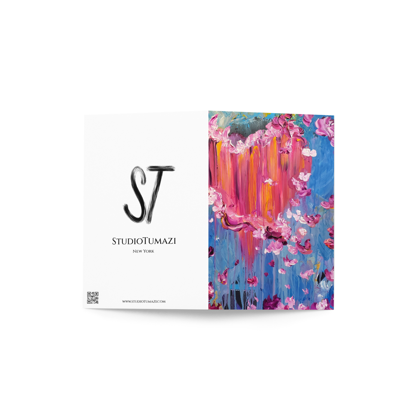 Sharing What is in My Heart Greeting Card - 4" x 6"