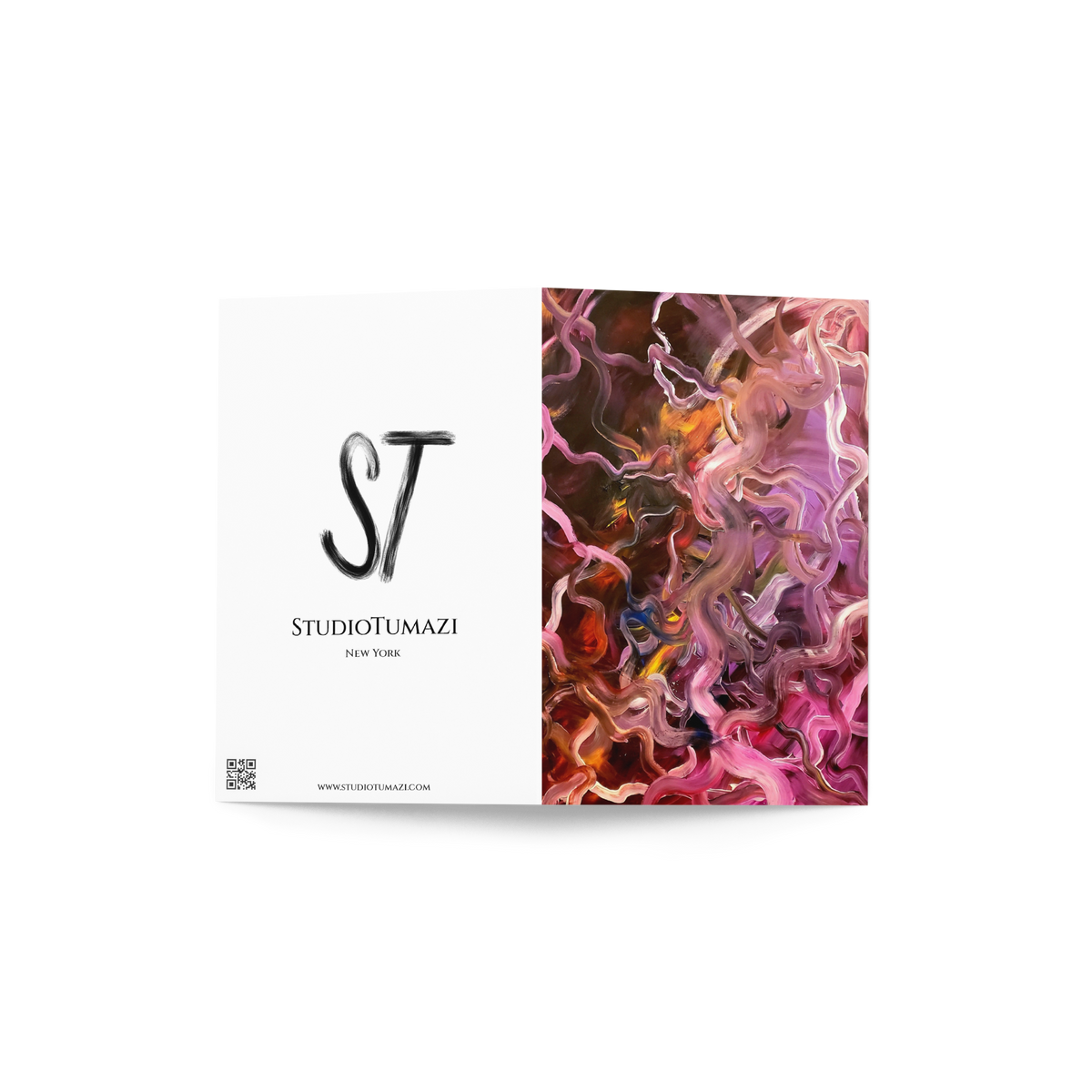 Neural Rivers of Mind Greeting Card - 4" x 6"