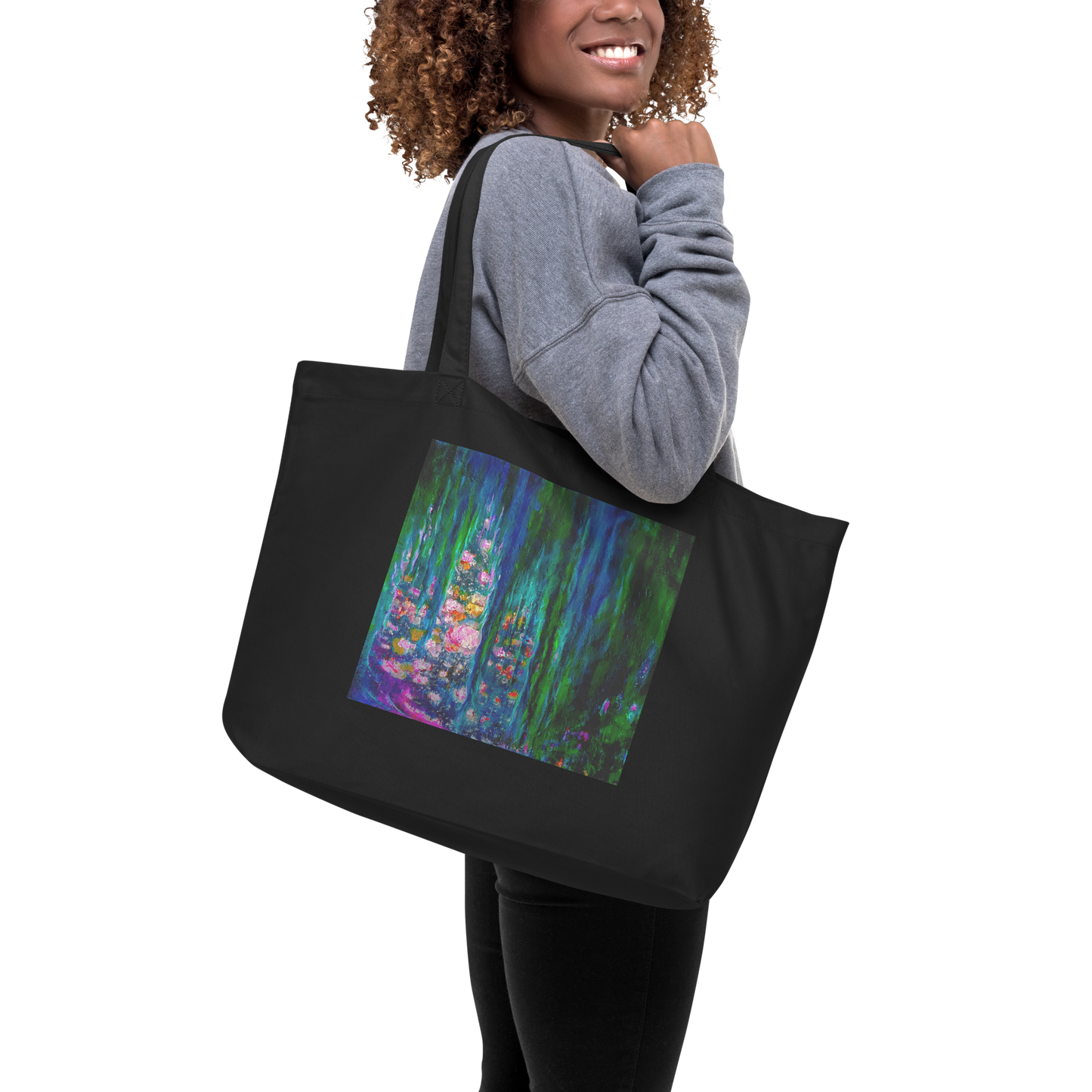 The Love of My Life Large Organic Tote Bag - 100% Certified Organic Cotton