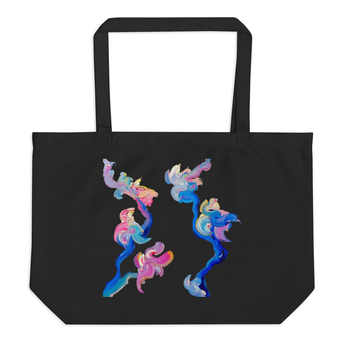 Finding My Way Large Organic Tote Bag - 100% Certified Organic Cotton