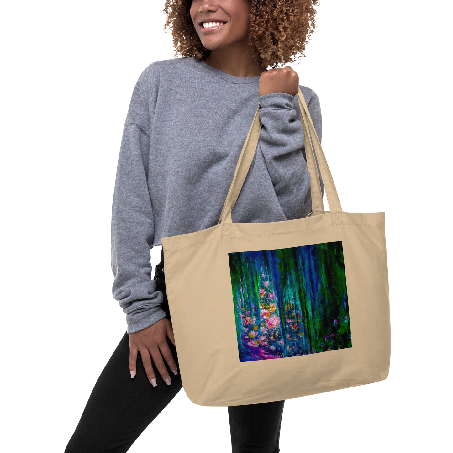 The Love of My Life Large Organic Tote Bag - 100% Certified Organic Cotton
