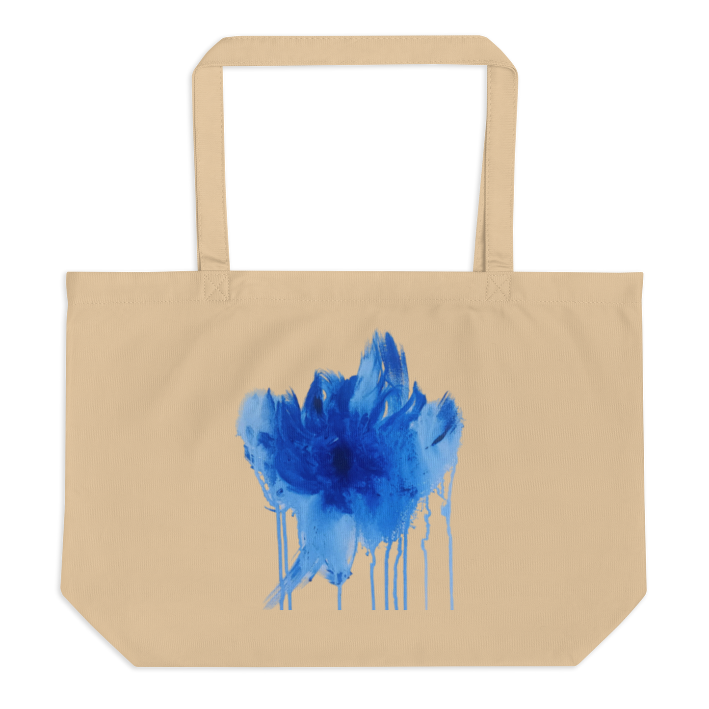 Blooming Anyway Large Organic Tote Bag - 100% Certified Organic Cotton