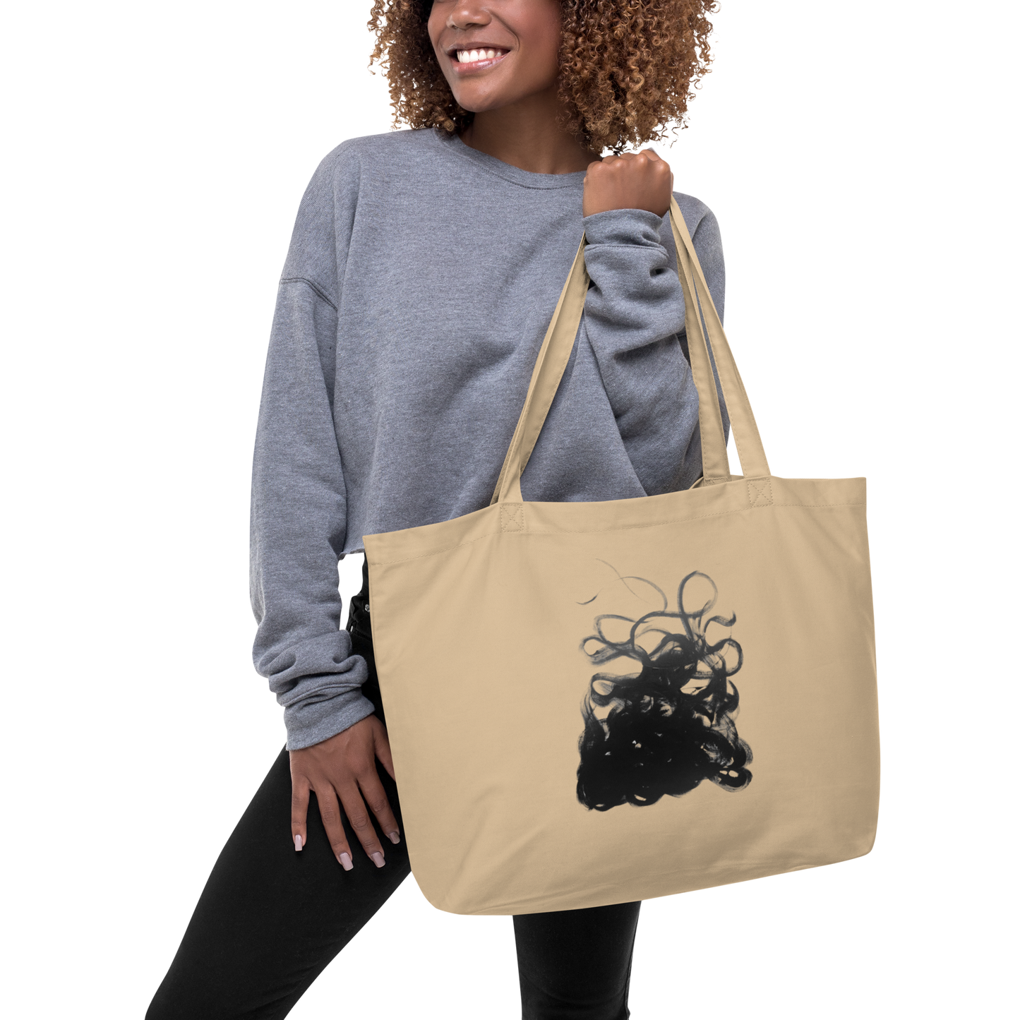 Settling Down Large Organic Tote Bag - 100% Certified Organic Cotton