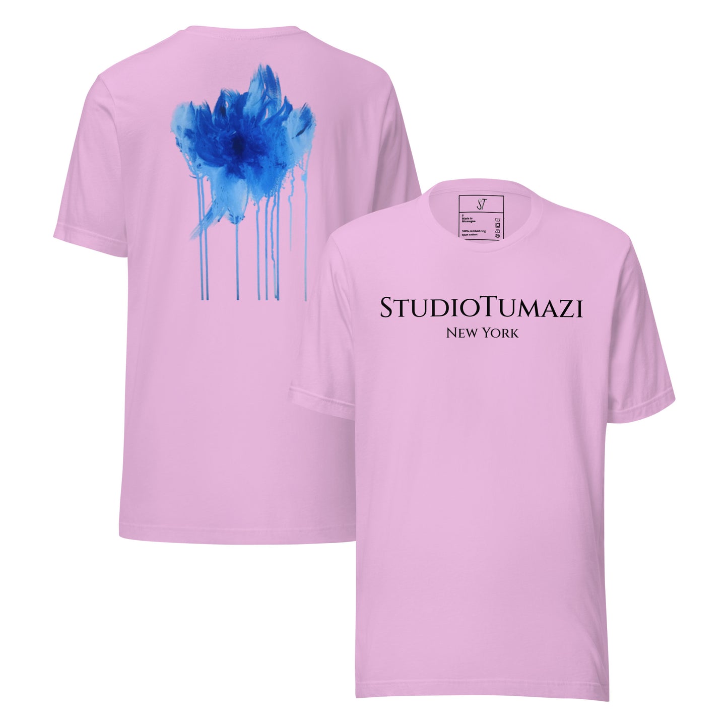 ST NY Blooming Anyway Universal T-Shirt with Back Graphic