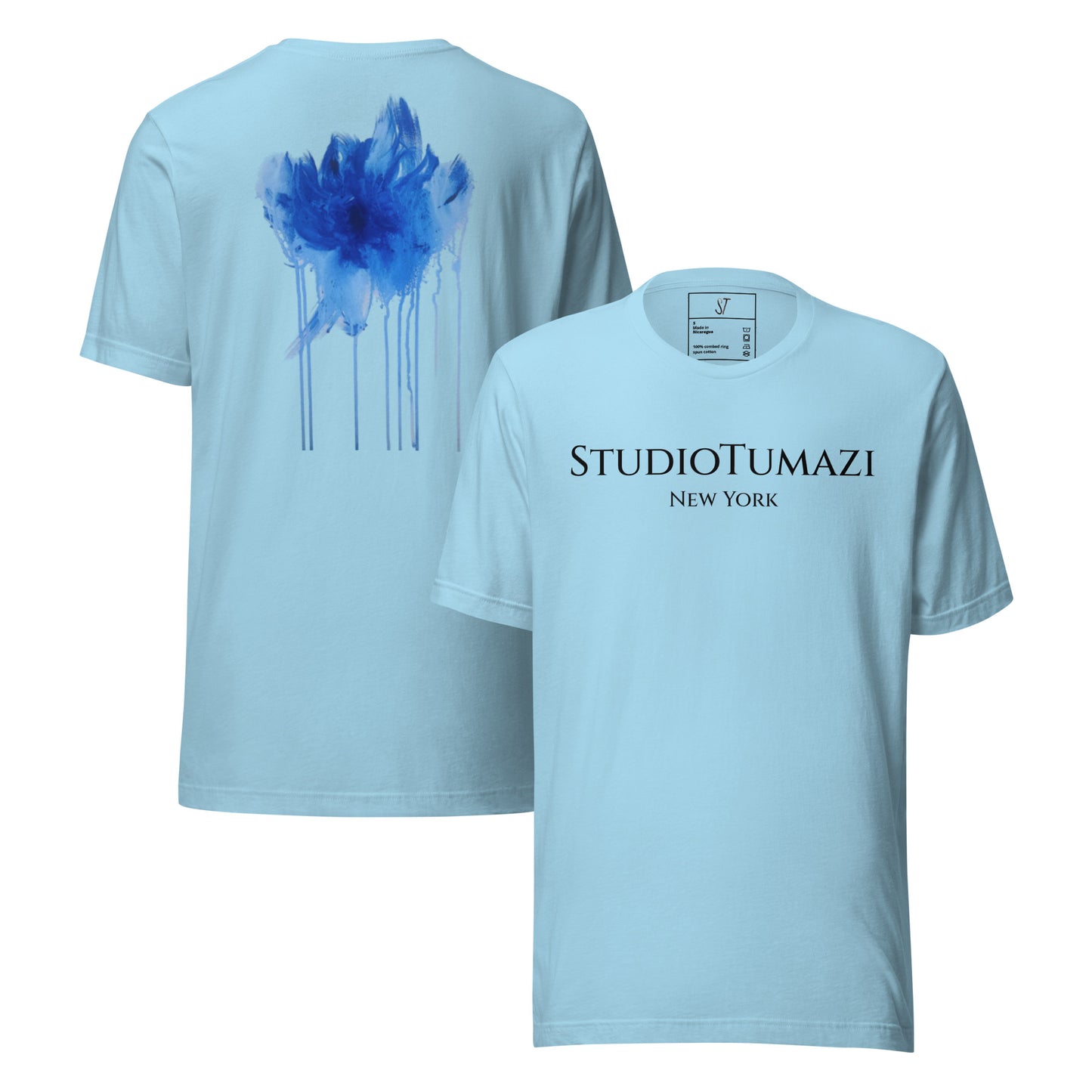 ST NY Blooming Anyway Universal T-Shirt with Back Graphic