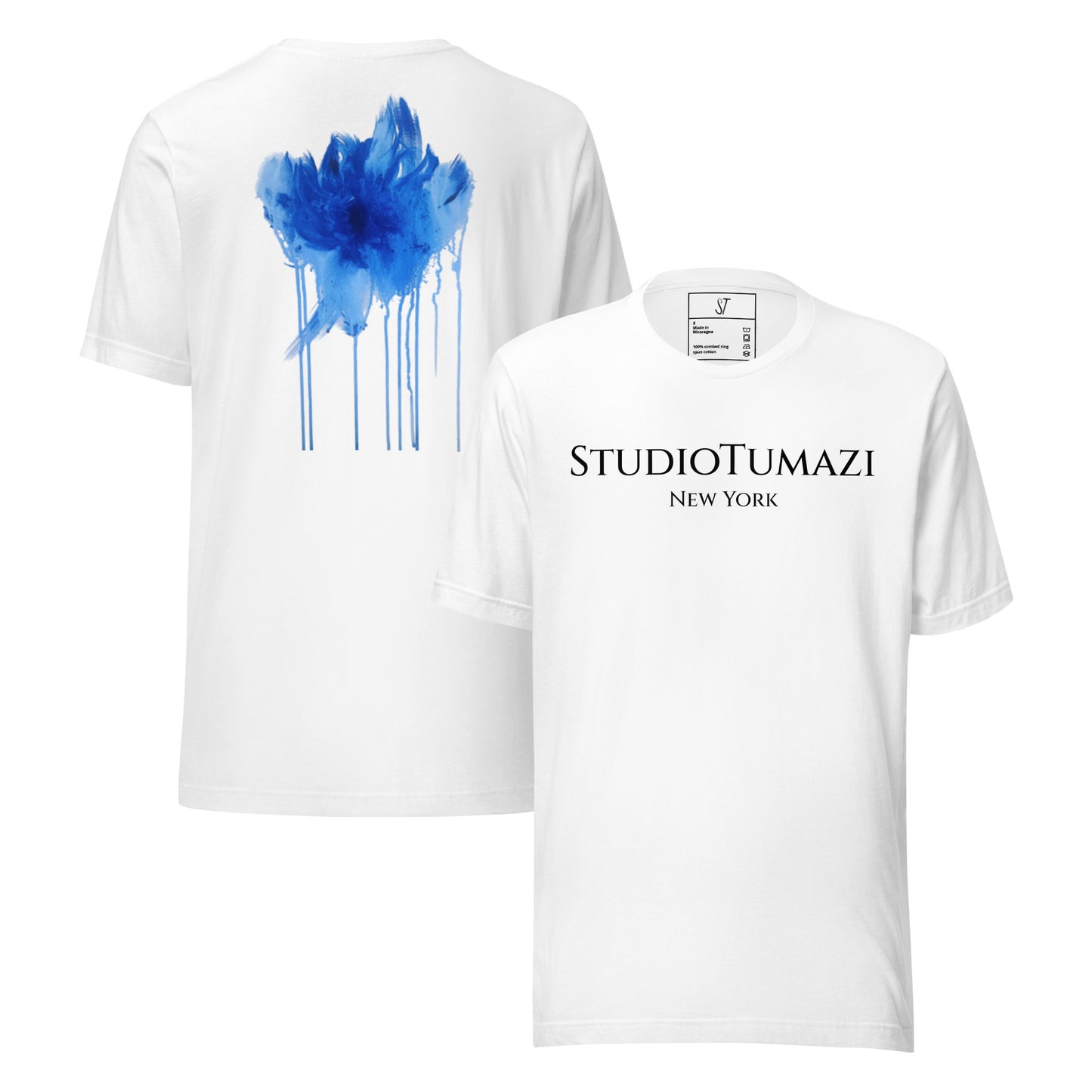 ST NY Blooming Anyway Universal T-Shirt with Back Graphic